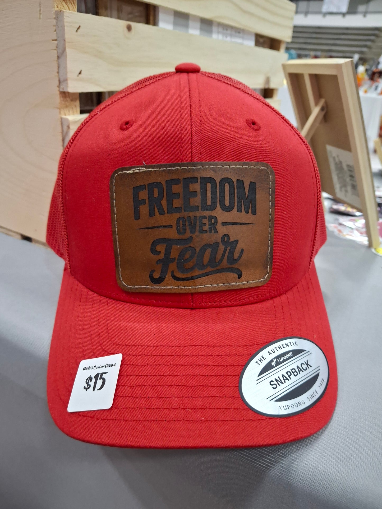 Freedom Over Fear Trucker Hat