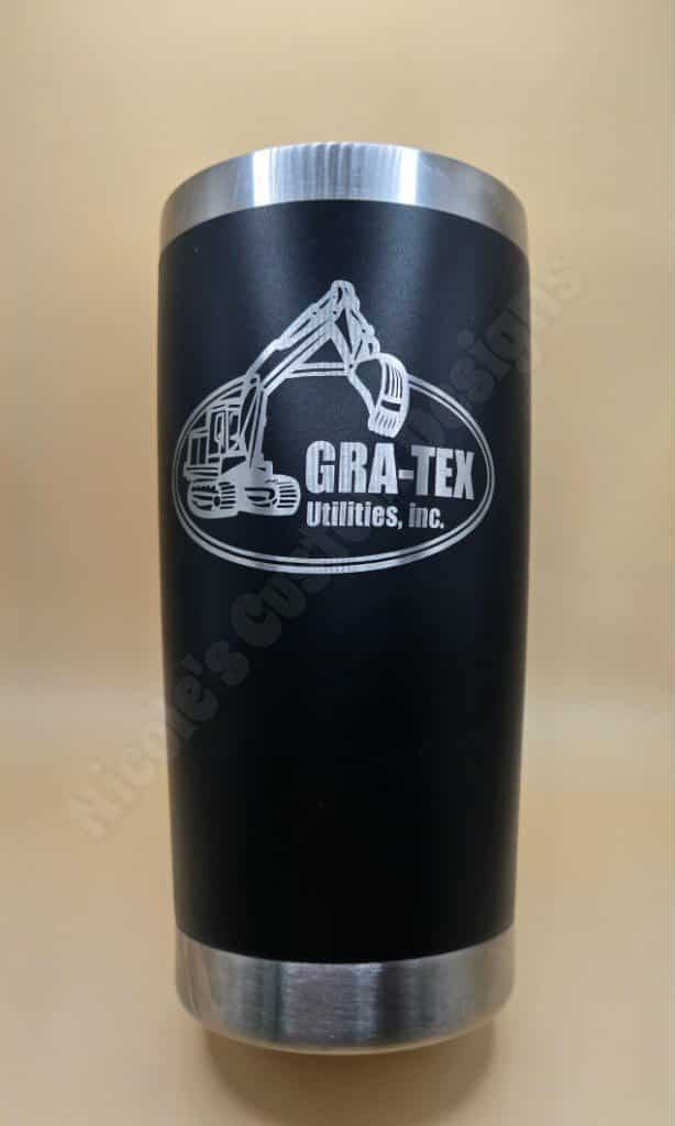 Tumbler w/ Design on One Side, Two Sides, or 360 Design