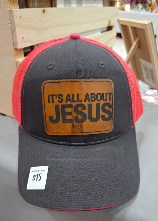 It's All About Jesus Trucker Hat