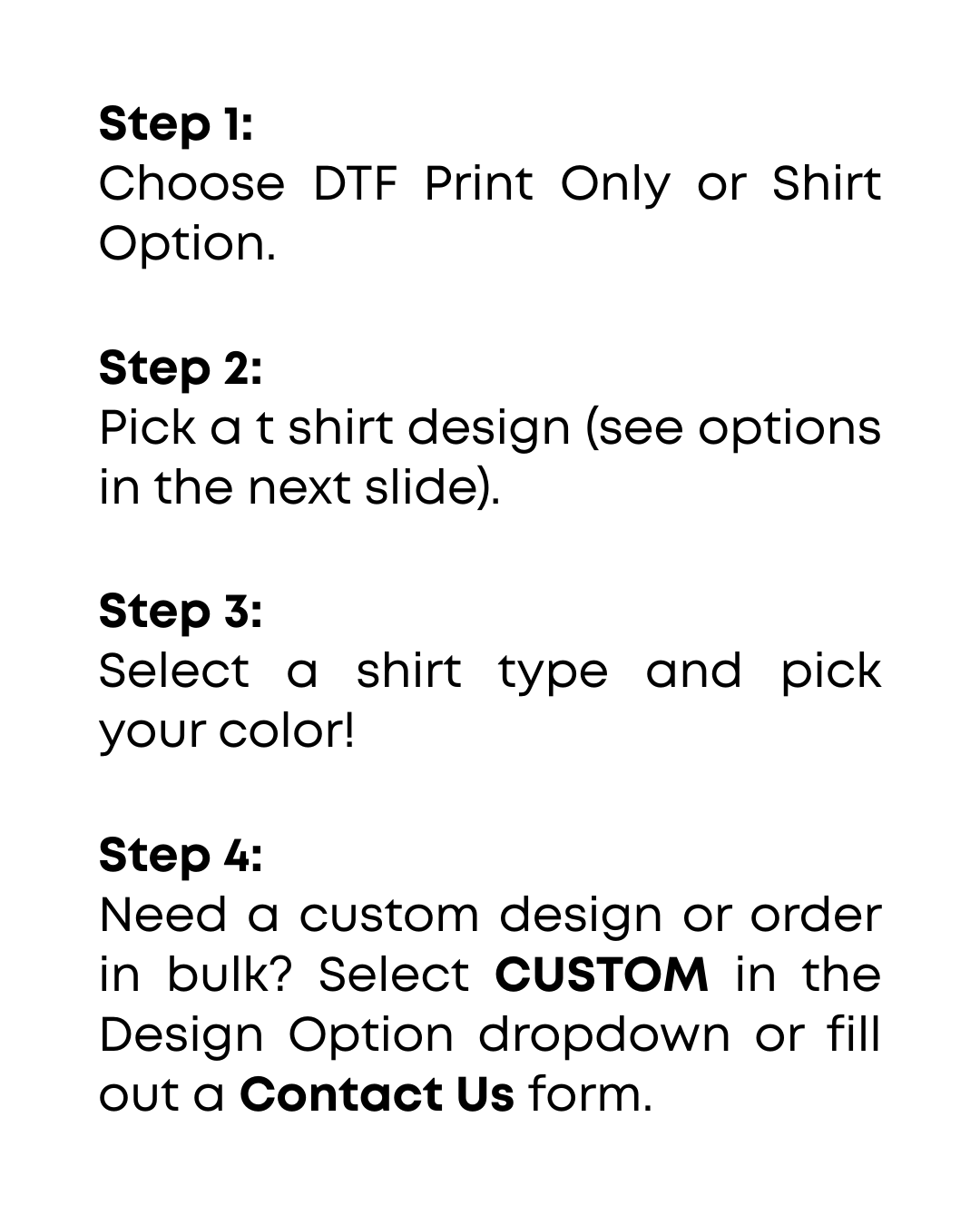 Custom Holiday Shirt or DTF Only