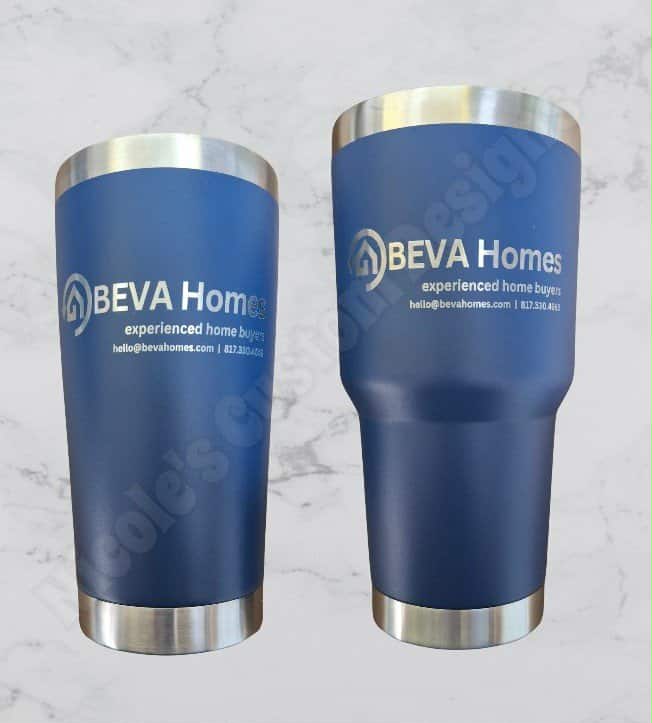 Tumbler w/ Design on One Side, Two Sides, or 360 Design