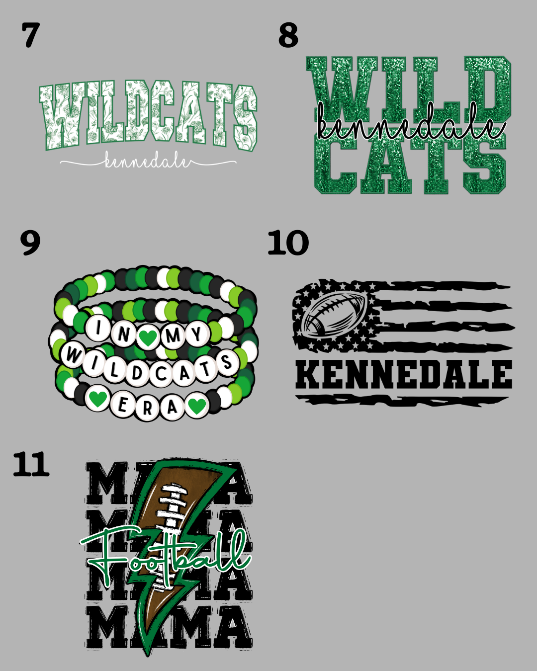Custom School Spirit Shirt or DTF Only