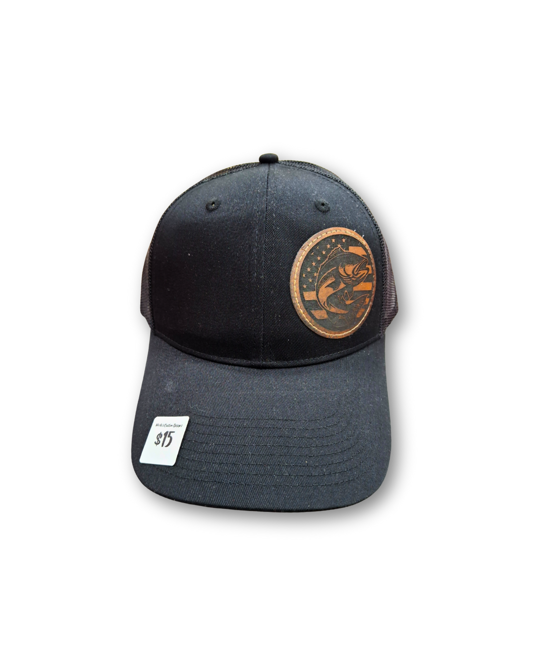 USA Flag Bass Fishing Trucker Hat