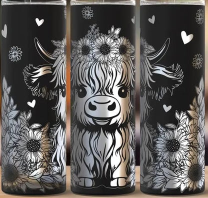 Tumbler w/ Design on One Side, Two Sides, or 360 Design