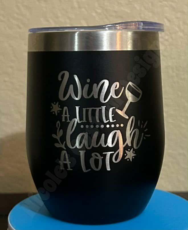 Tumbler w/ Design on One Side, Two Sides, or 360 Design