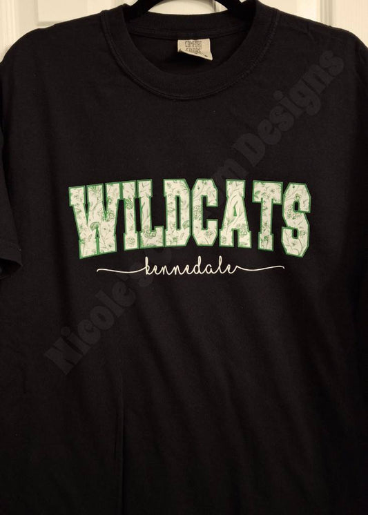 Wildcats Floral Shirt