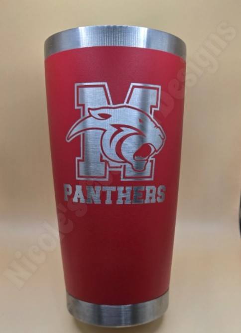 Tumbler w/ Design on One Side, Two Sides, or 360 Design