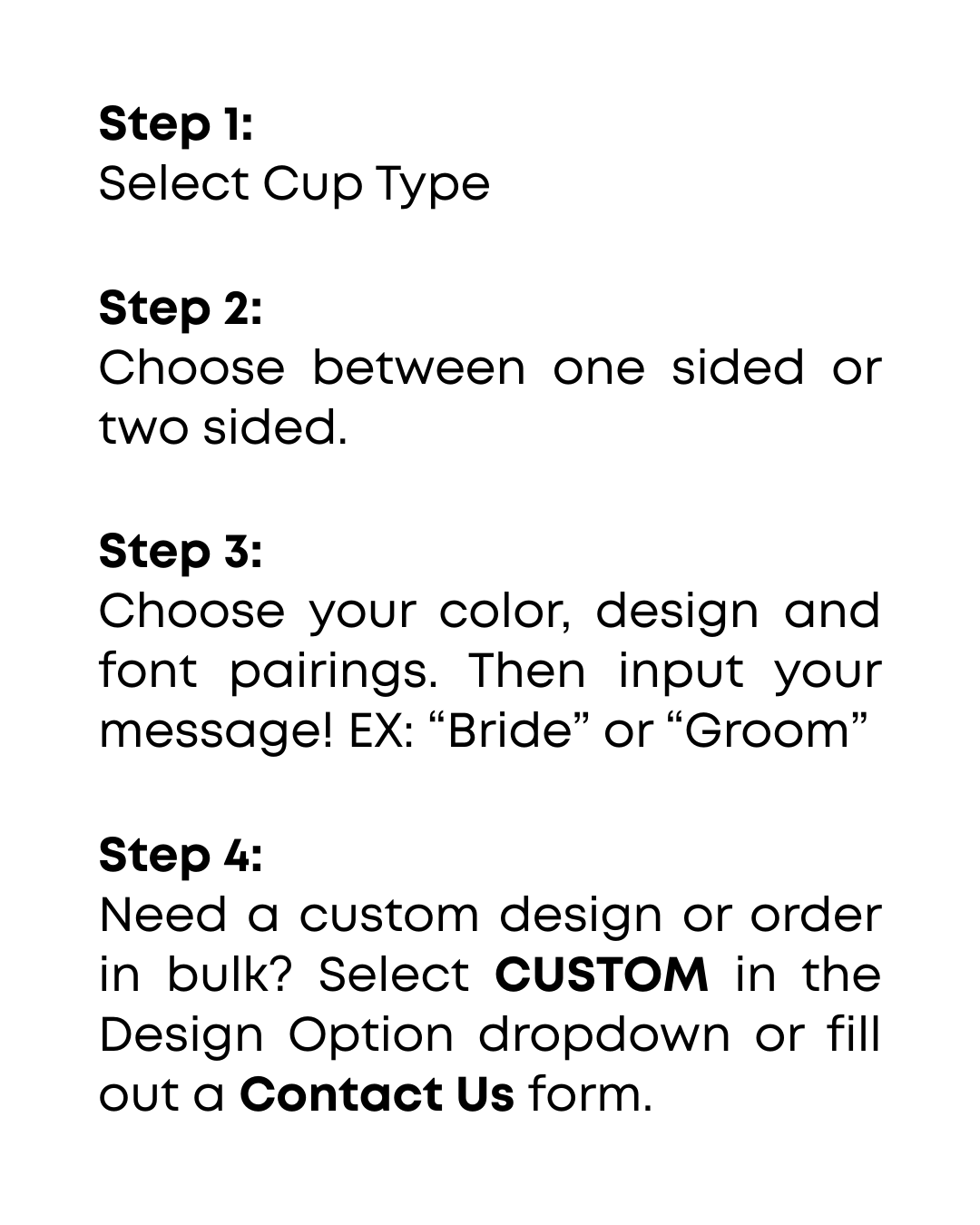 Tumbler w/ Design on One Side OR Two Sides